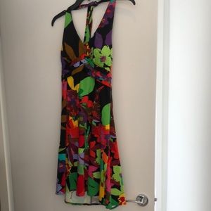 Fun, floral, party dress.